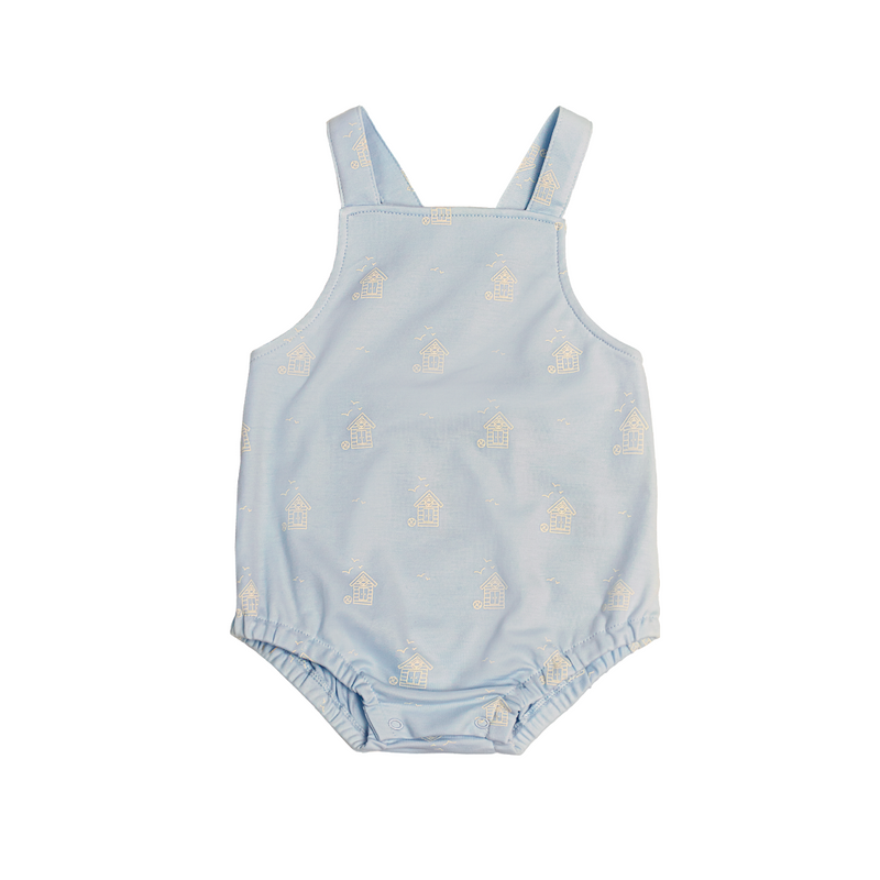 Pima Lima Baby Rompers Summer Hut - Blue - Luna Baby Store Miami