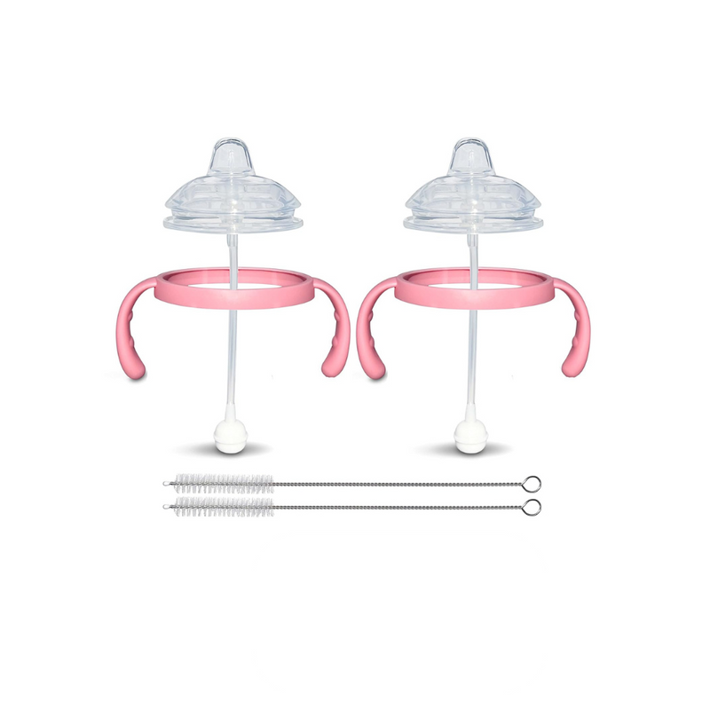 Como Tomo Sippy Cup Coversion Kit For Baby Bottle Como Tomo - Pink