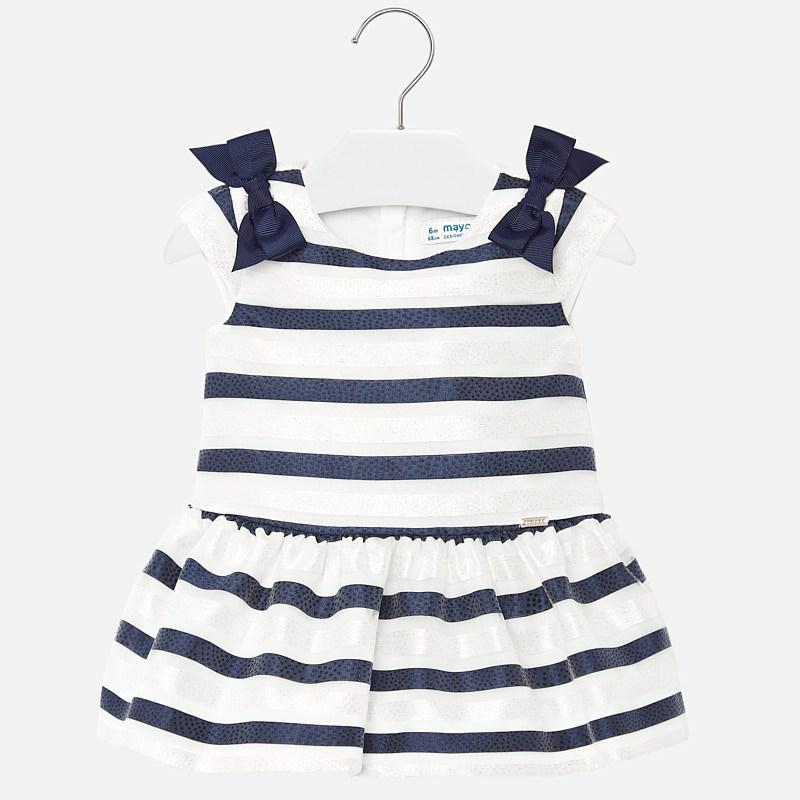 Mayoral Stripes Dress - Luna Baby Modern Store