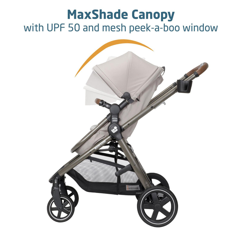 Maxi Cosi Zelia™² Luxe 5-in-1 Modular Travel System - New Hope Tan