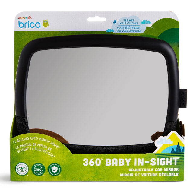 Munchkin 360° Baby In‑Sight Pivot Car Mirror on Luna Baby Store Miami