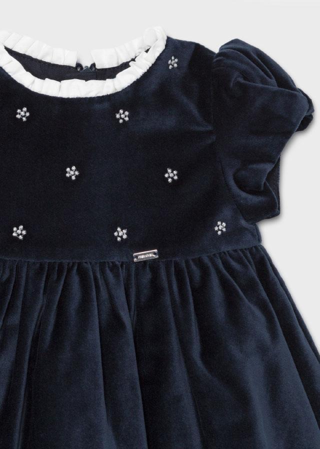 Mayoral Velvet Dress Baby girl