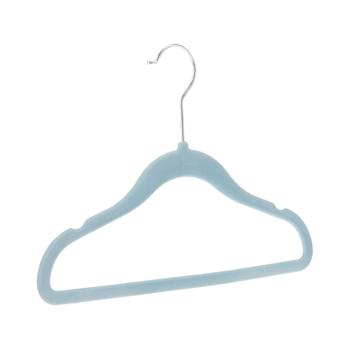 3 Sprouts Non-slip Hangers (10 Per Set) - Blue Velvet