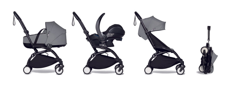 Babyzen YOYO2 6+ Complete Stroller Black Frame / Grey