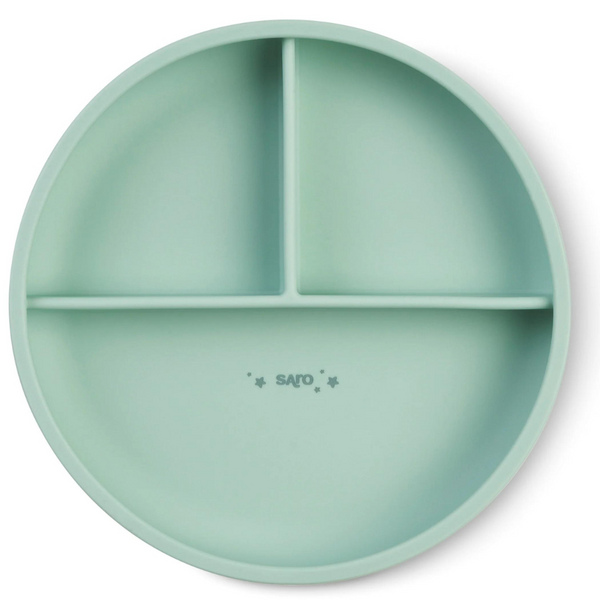 Food & Fun 3 Compartment Plate - Mint