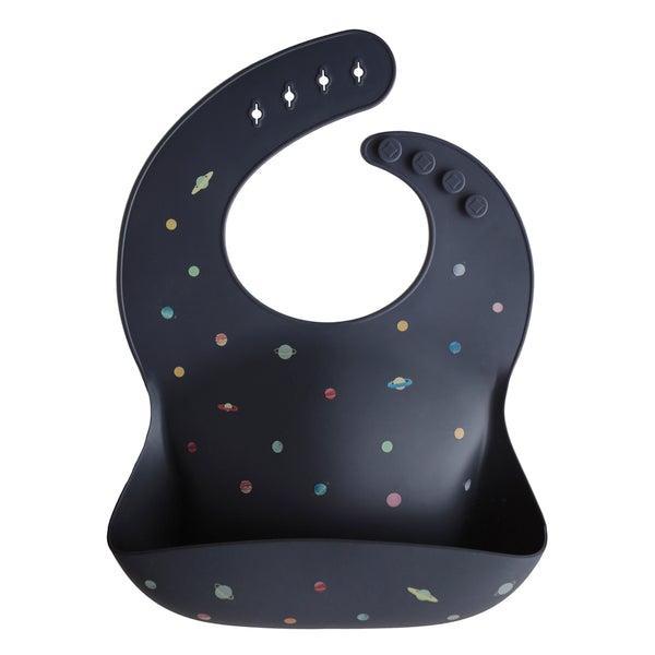 Mushie Silicone Baby Bib - Planets