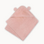 Natemia Organic Cotton Hooded Towel For Babies and Toddlers - Pink on Luna Baby Store Miami