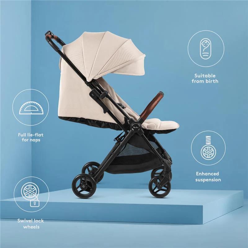 Jet 5 Compact Stroller - Almond White