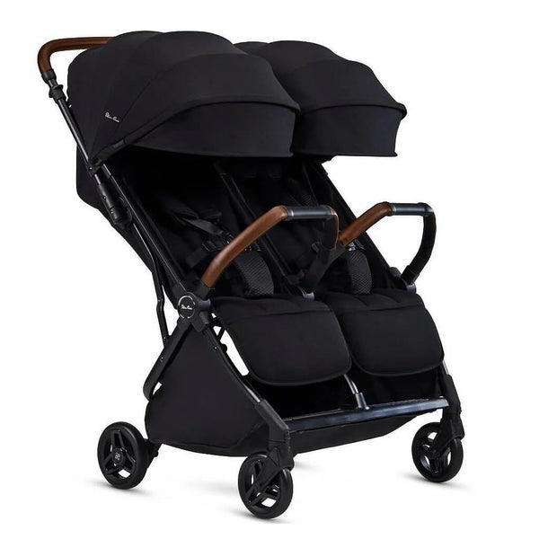 Silver Cross Jet Double Travel Stroller - Black