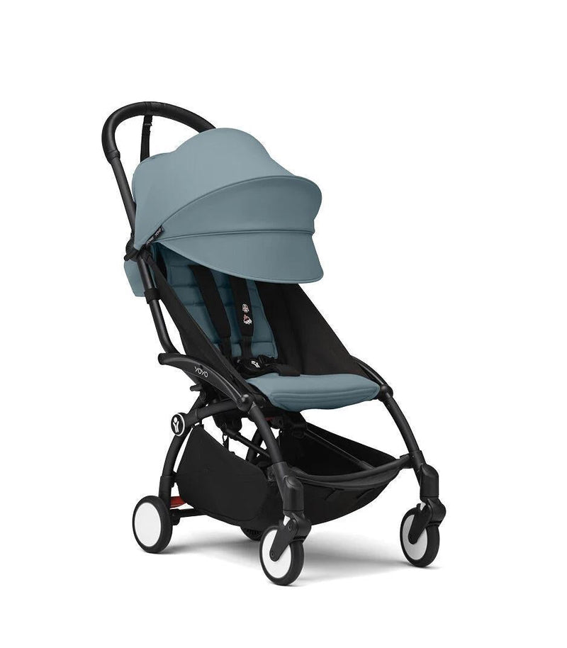 Stokke YOYO³ Stroller - Aqua On Black