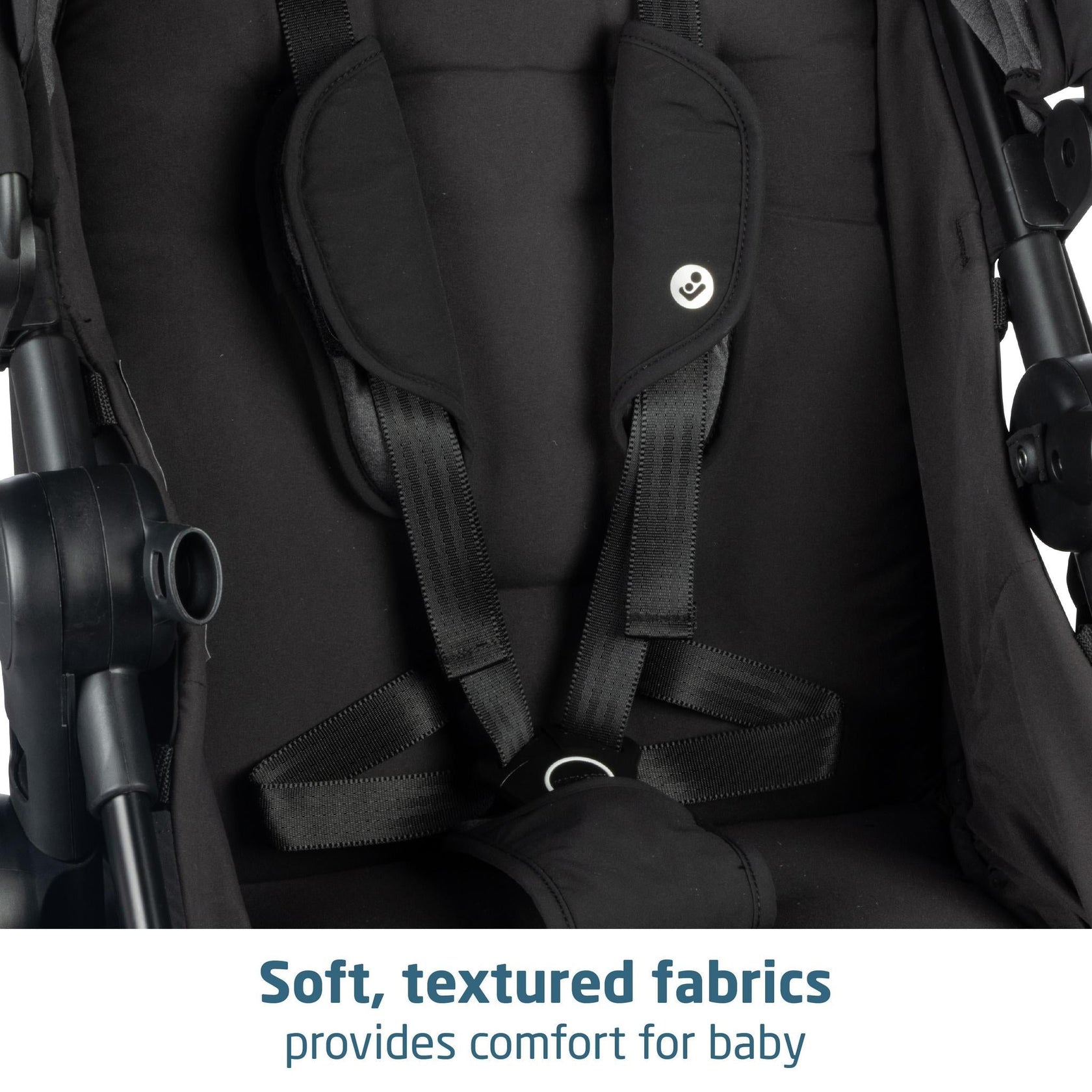 Maxi-Cosi Zelia Luxe 5-in-1 Modular Travel System - New Hope Black - Cooling and Breathable Features