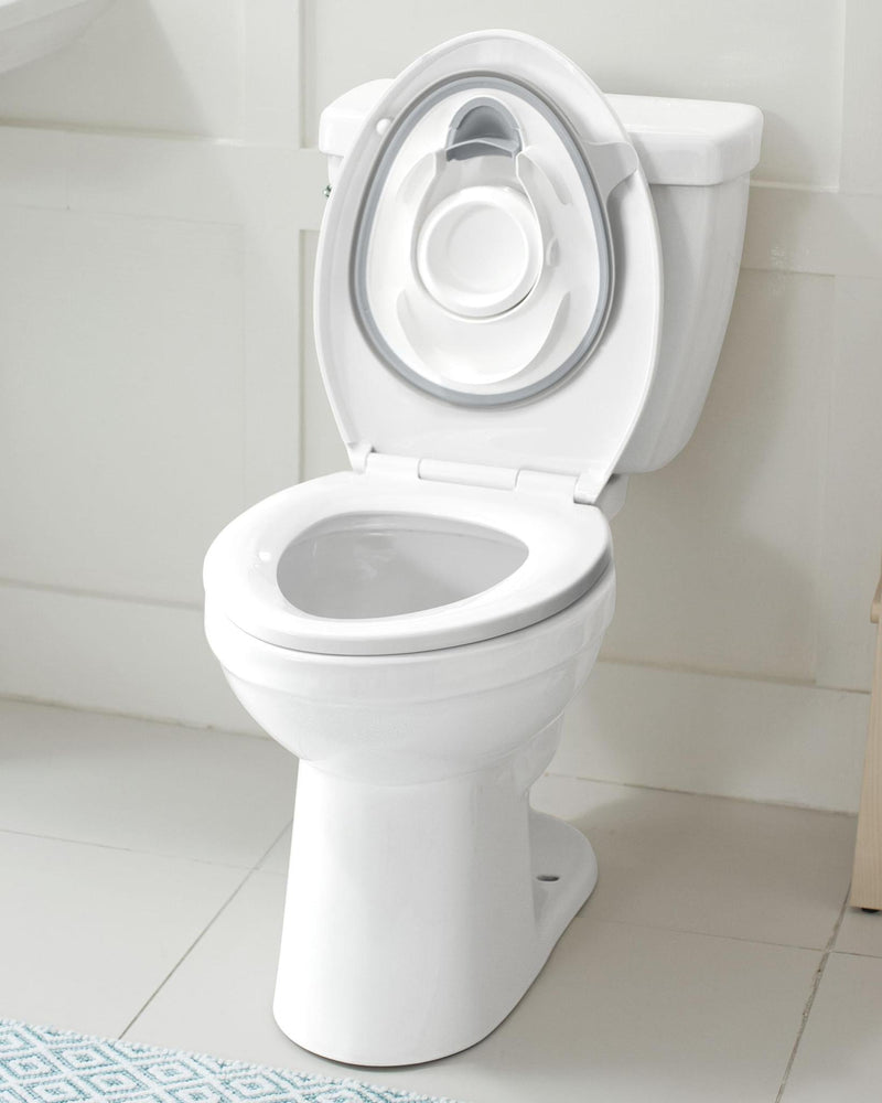 Skip Hop Easy-Store Toilet Trainer - White - Luna Baby Modern Store