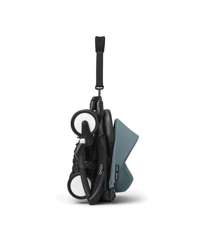 Stokke YOYO³ Stroller - Aqua On Black - Luna Baby Store Miami