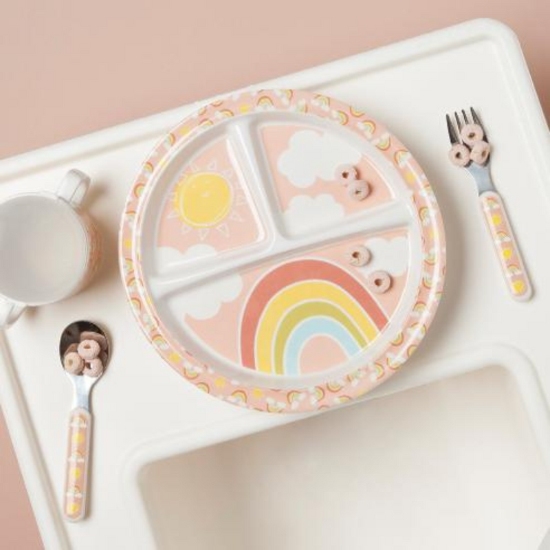 Sugar Booger Silverware Set Baby Rainbow & Sunshine