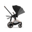 Cybex E-Priam 2 Stroller - Rose Gold/Brown Frame and Sepia Black Seat
