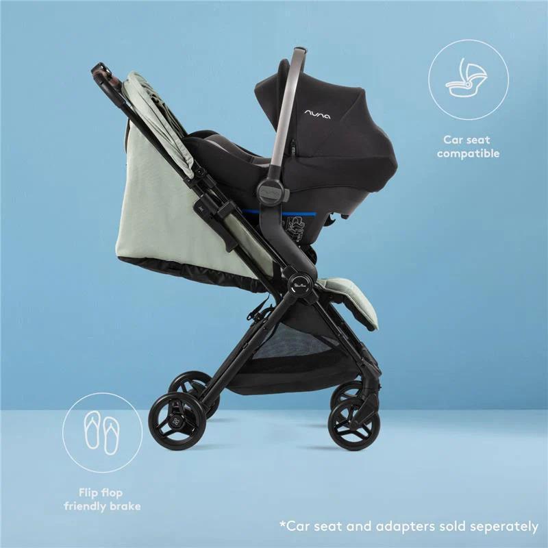 Silver Cross Jet 5 Compact Stroller - Sage Green