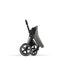 Cybex Priam 4 Stroller - Chrome/Black Frame and Soho Grey Seat Pack