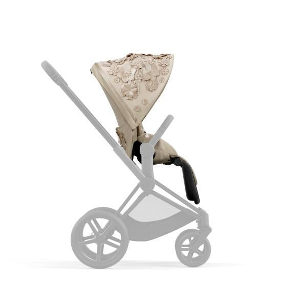Cybex Priam 4/E-Priam 2 Seat Pack Simply Flowers Nude Beige - Quick and Easy Installation