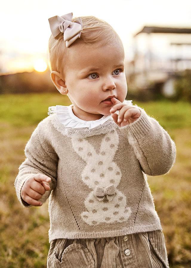 Mayoral Applique Sweater Baby girl