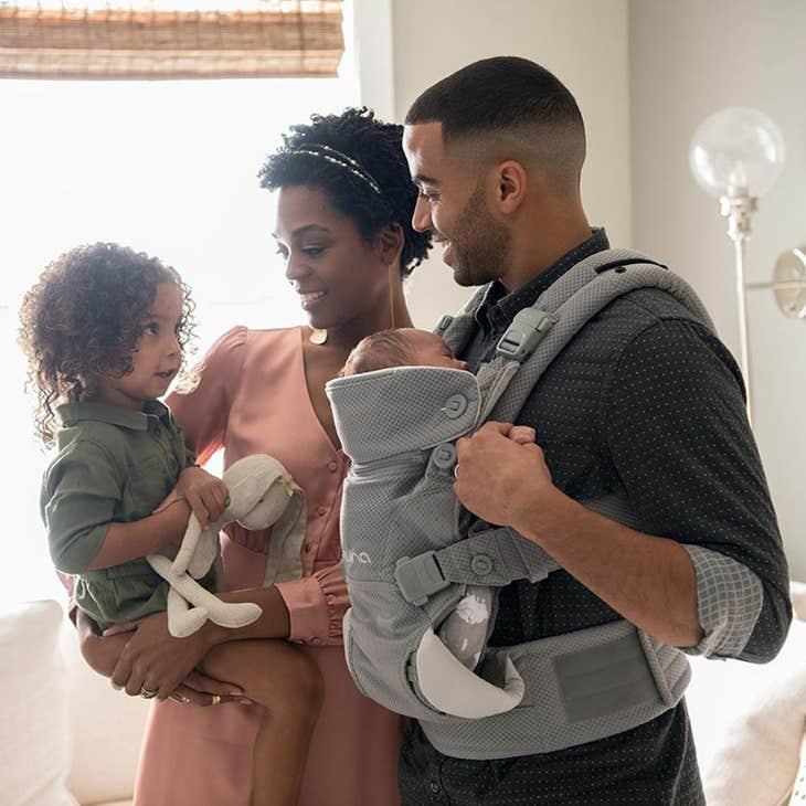 Nuna CUDL 4-in-1 Carrier - Softened Thunder - Smart Features for Everyday Use