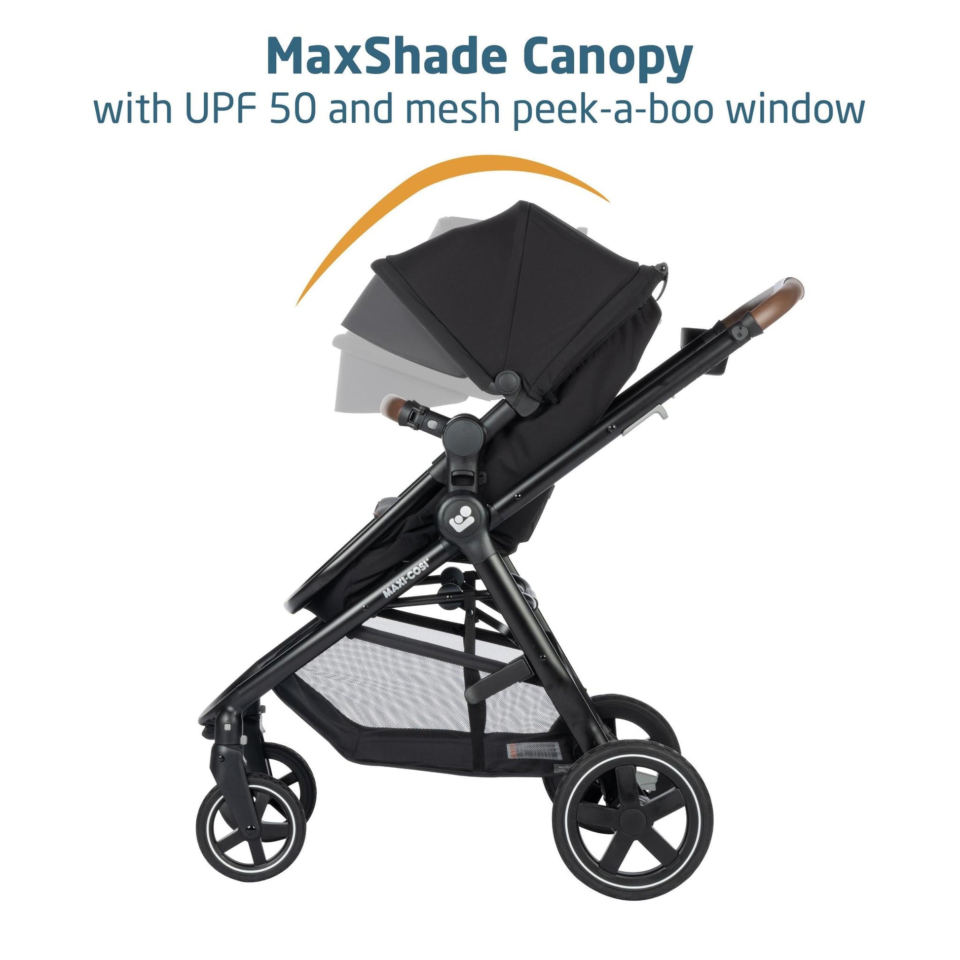 maxi cosi luxe Maxi Cosi Zelia Luxe 5-in-1 Modular Travel System (New Hope Black)
