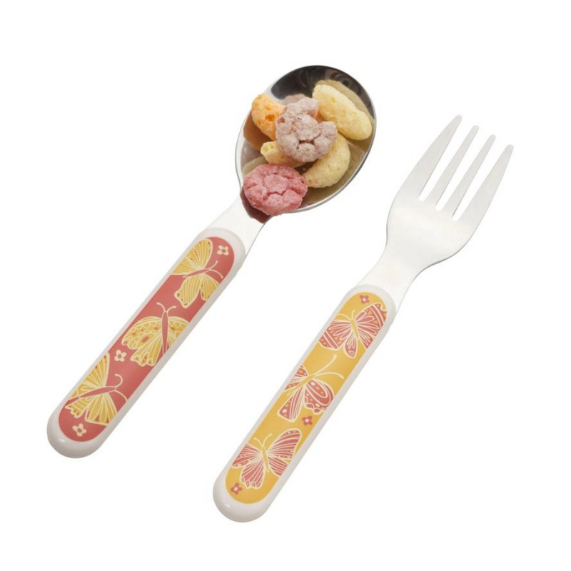 Sugar Booger Silverware Set Baby Butterfly