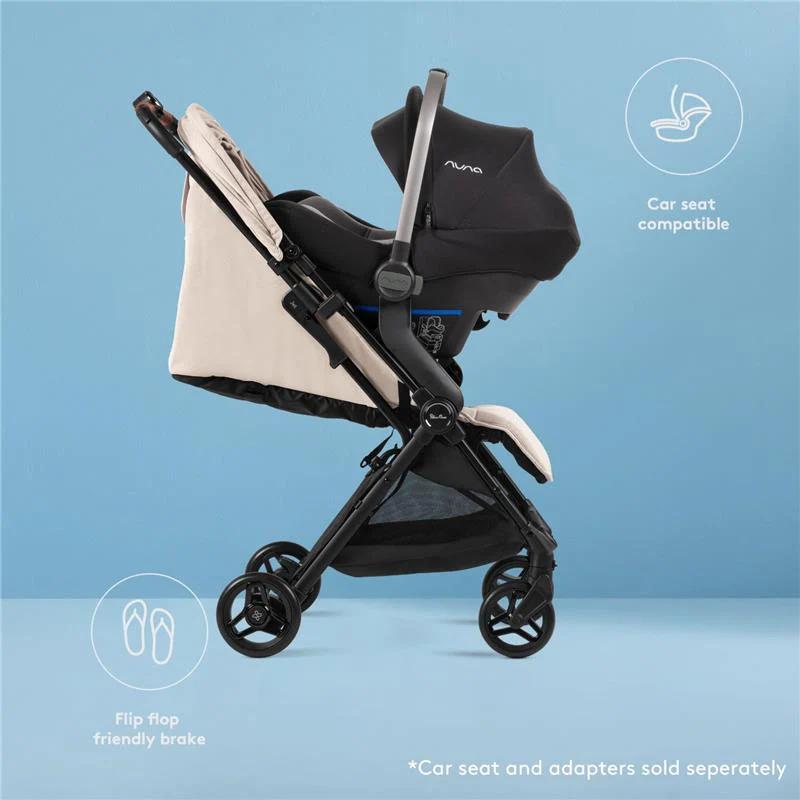 Silver Cross Jet 5 Compact Stroller - Almond White - Luna Baby Store Miami