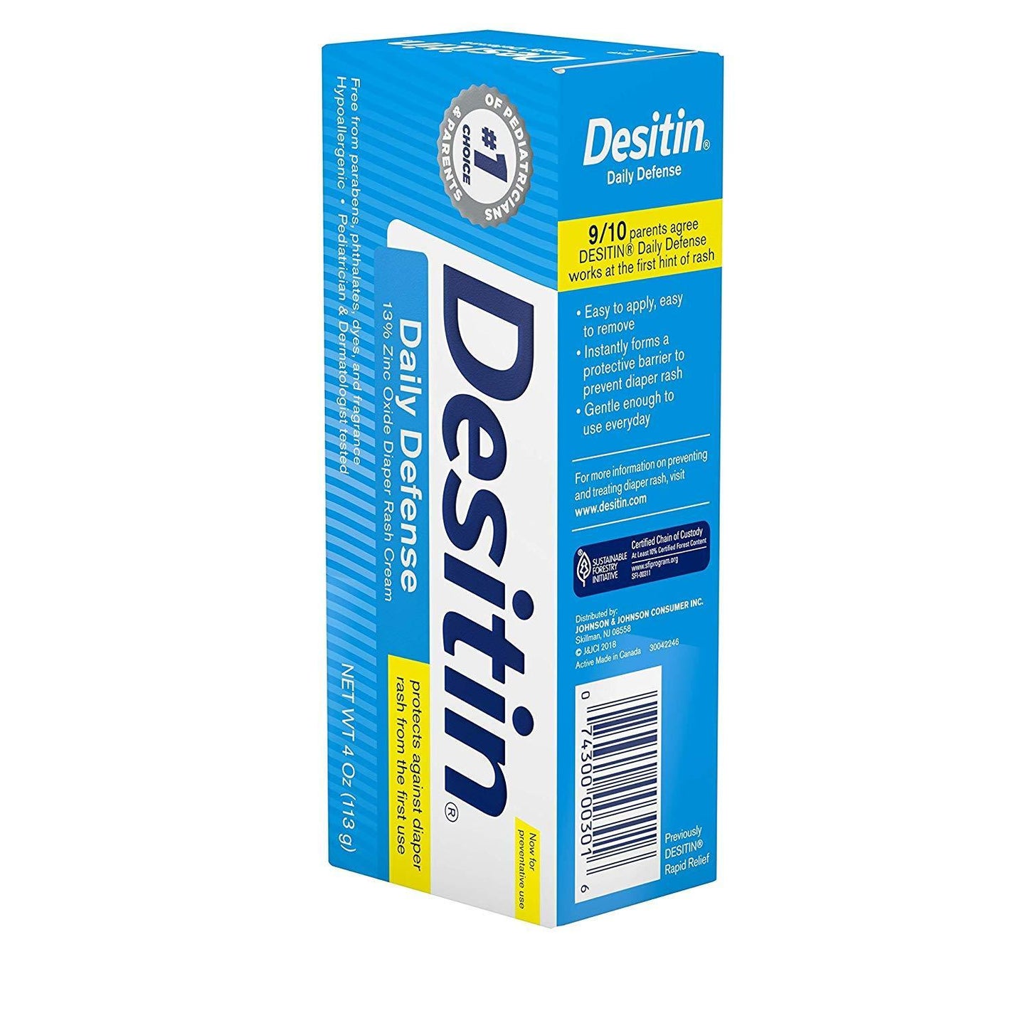 Pomada Desitin Para Prevenção de Assaduras Azul 113G - Desitin Babytunes