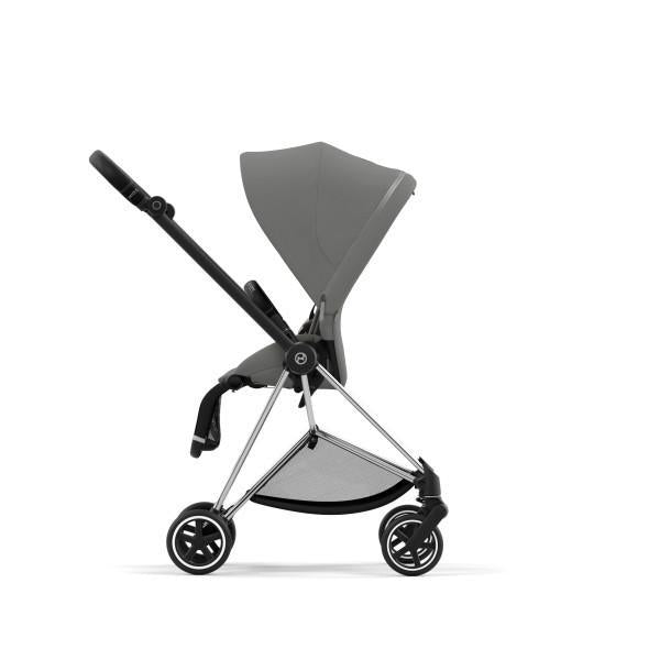 Cybex Mios 3 Stroller - Chrome/Black Frame and Soho Grey Seat Pack