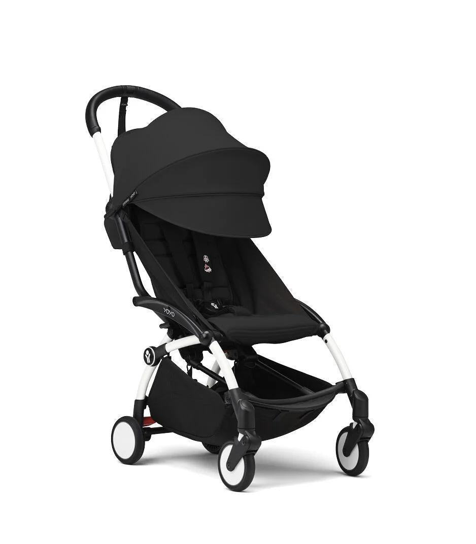 Stokke YOYO³ Stroller - Black On White - Luna Baby Store Miami