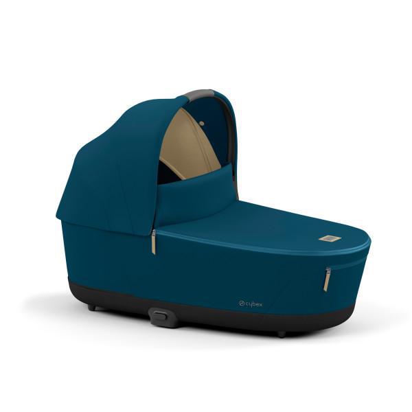Cybex Priam 4/E-Priam 2 Lux Carry Cot - Mountain Blue - Practical and Easy to Use