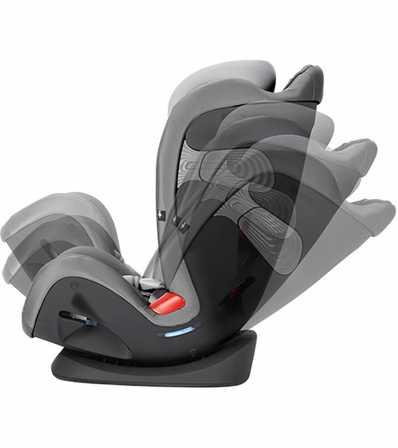 Cybex Eternis S Sensor Safe All-in-One Convertible Car Seat Lavastone Black