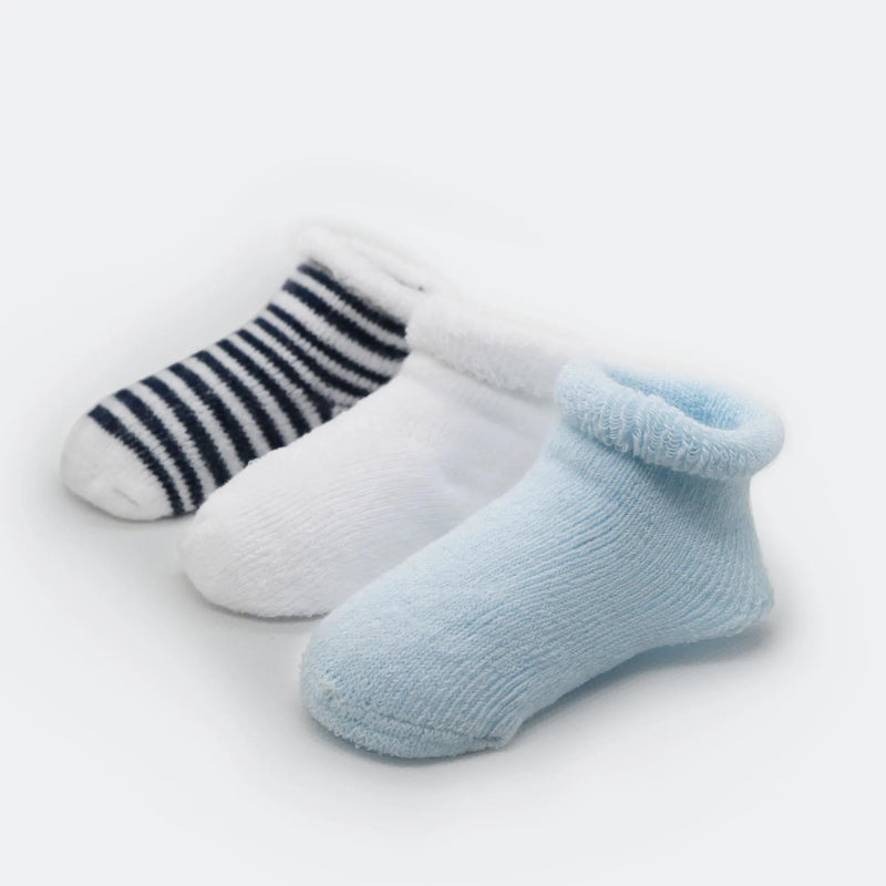 Kushies Baby Boy Terry Socks 6 Pack