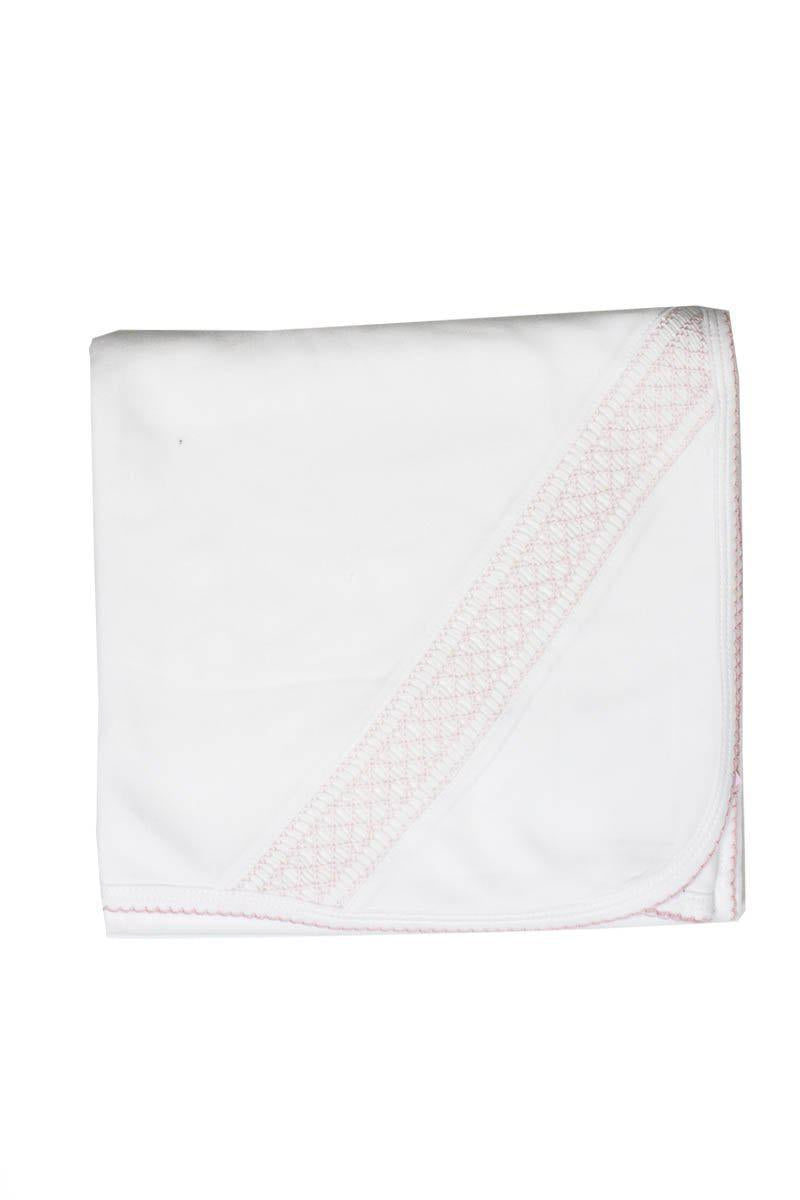 Patucos Smocked Cotton Blanket Pima Cotton - Luna Baby Modern Store