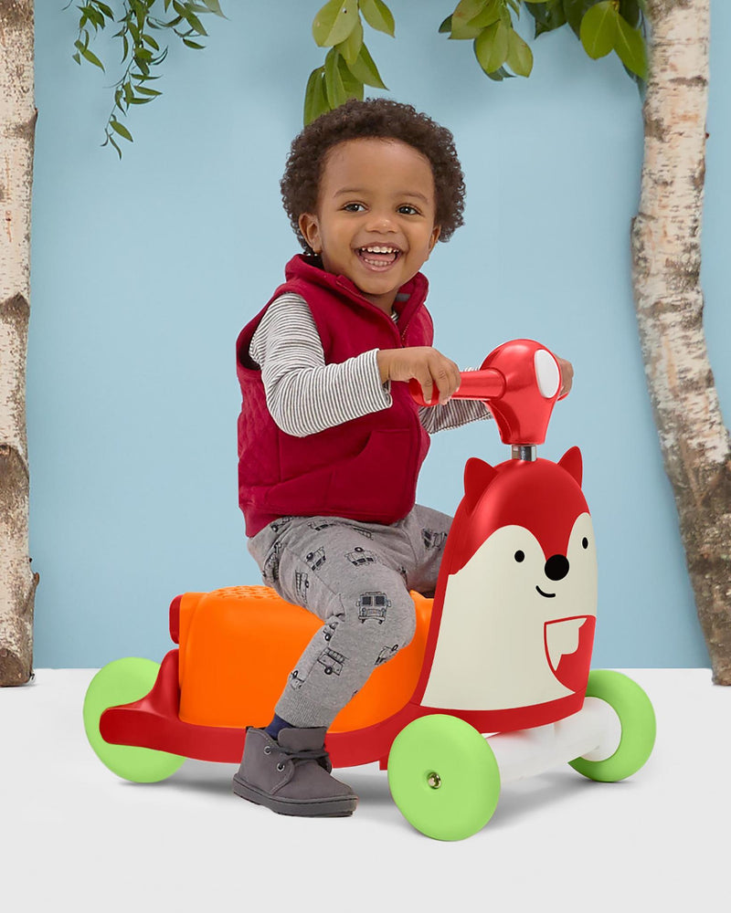 Skip Hop Zoo 3-In-1 Ride On Toy Fox