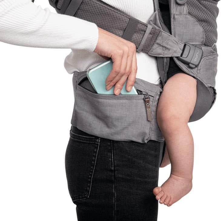 Nuna CUDL 4-in-1 Carrier - Softened Thunder - Effortless Magnetic Buckles
