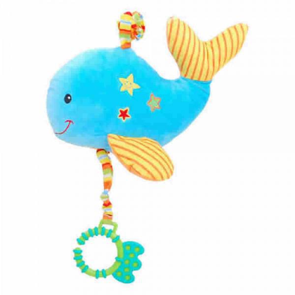 Linzy Whale Pull String Musical - Luna Baby Modern Store