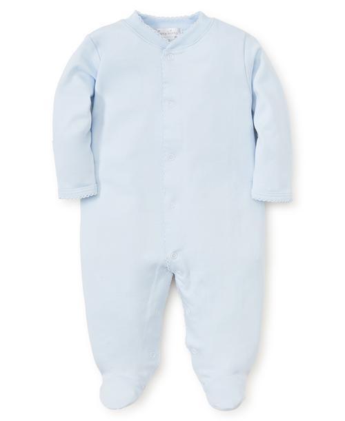 Kissy Kissy Basics Footie Light Blue