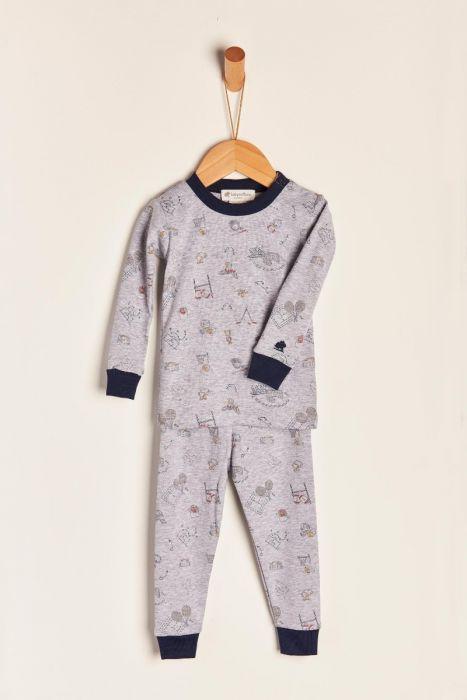 Babycottons Sports Snug Fit Long Pajamas