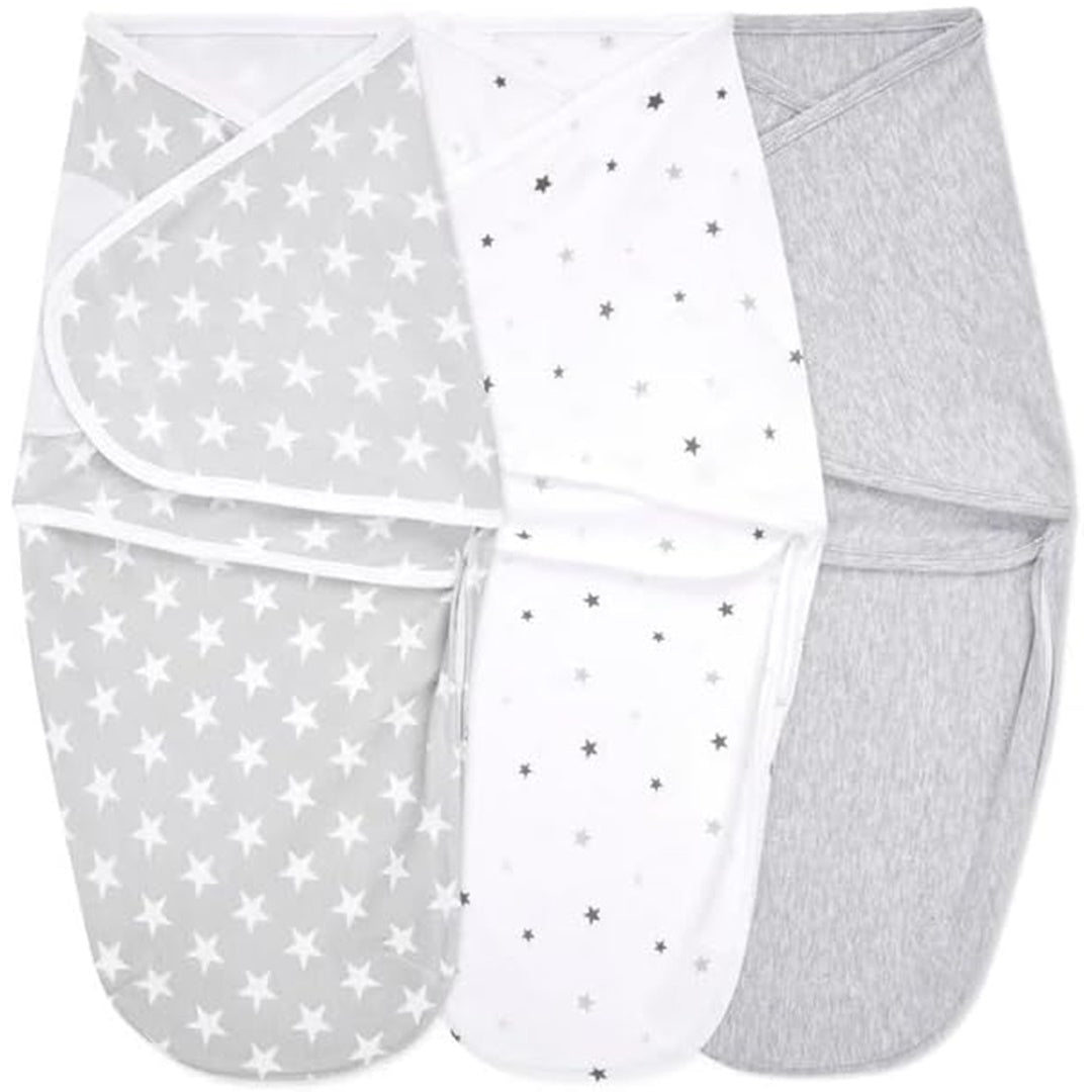 Aden + Anais Essentials Wrap Swaddle 3 pack - Twinkle 0-3 months - Breathable 3D Mesh Design
