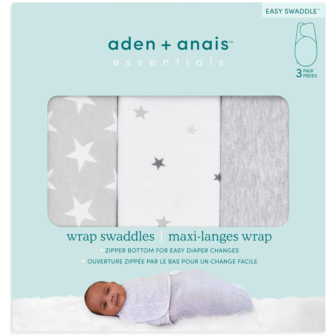 Aden + Anais Essentials Wrap Swaddle 3 pack - Twinkle