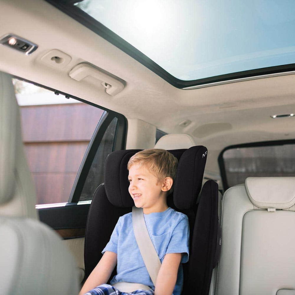 Nuna Aace Booster Car Seat - Caviar - Luna Baby Store Miami