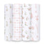Aden + Anais - 4 Pk Essentials Muslin Cotton Swaddles, Country Floral