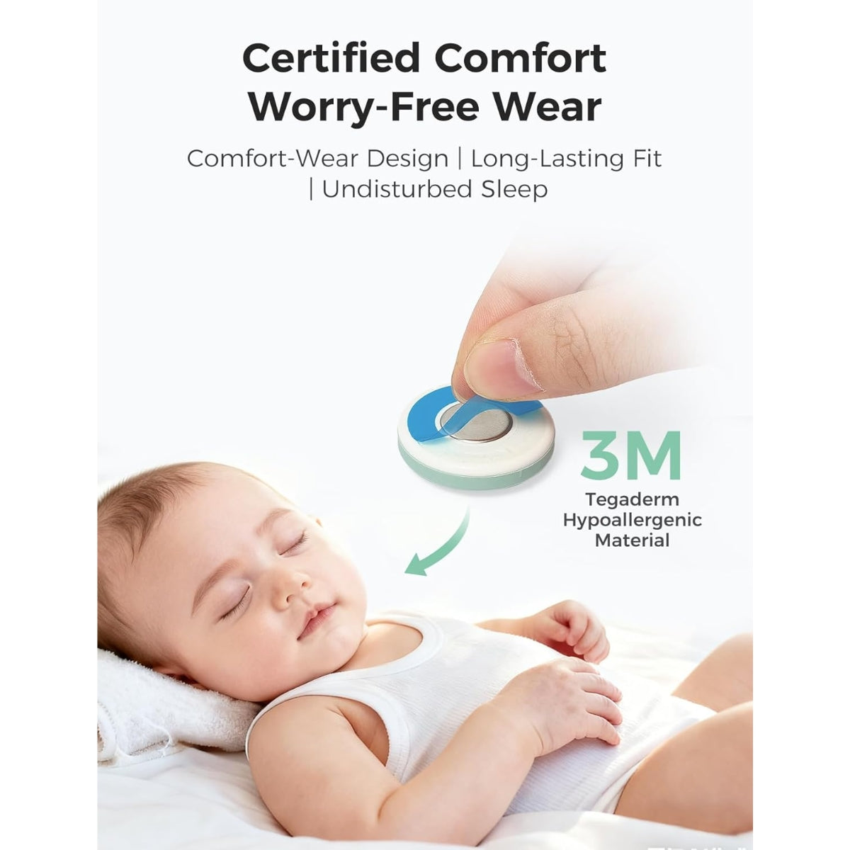 Momcozy Replacement Adhesive Stickers Smart Digital Baby Thermometer – 15 Pack