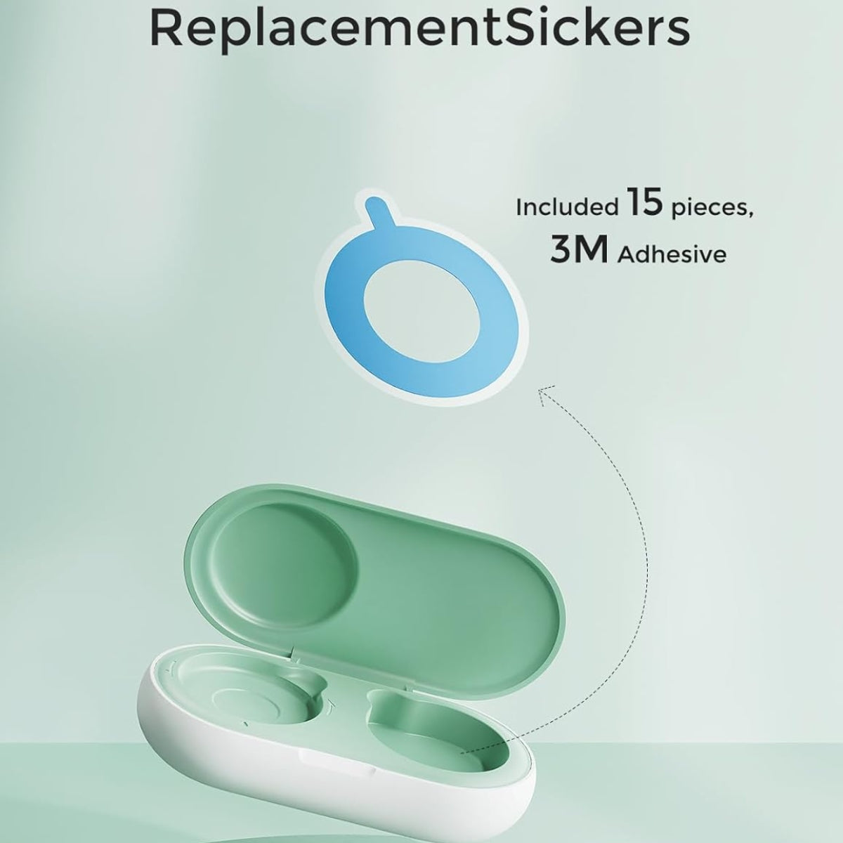 Momcozy Replacement Adhesive Stickers Smart Digital Baby Thermometer – 15 Pack