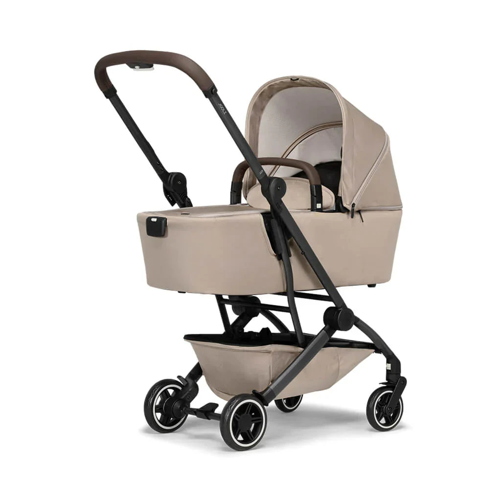 Joolz Aer+ Bassinet - Sandy Taupe - Breathable & Protective Canopy