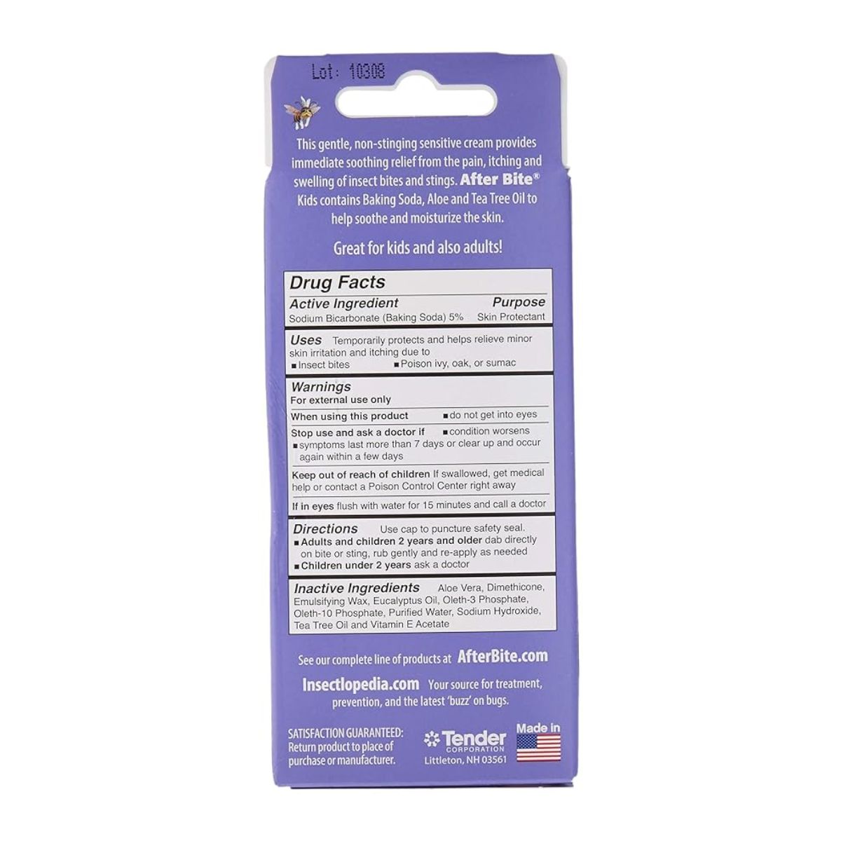 Pomada de Alívio Rápido Para Coceira de Picadas de Insetos After Bite Para Crianças (Kids) - Gentle & Pediatrician-Tested Formula