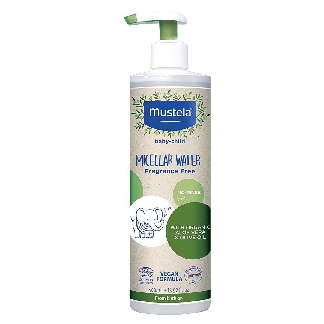 Água Micelar Orgânica Mustela 400ML - Mustela Babytunes