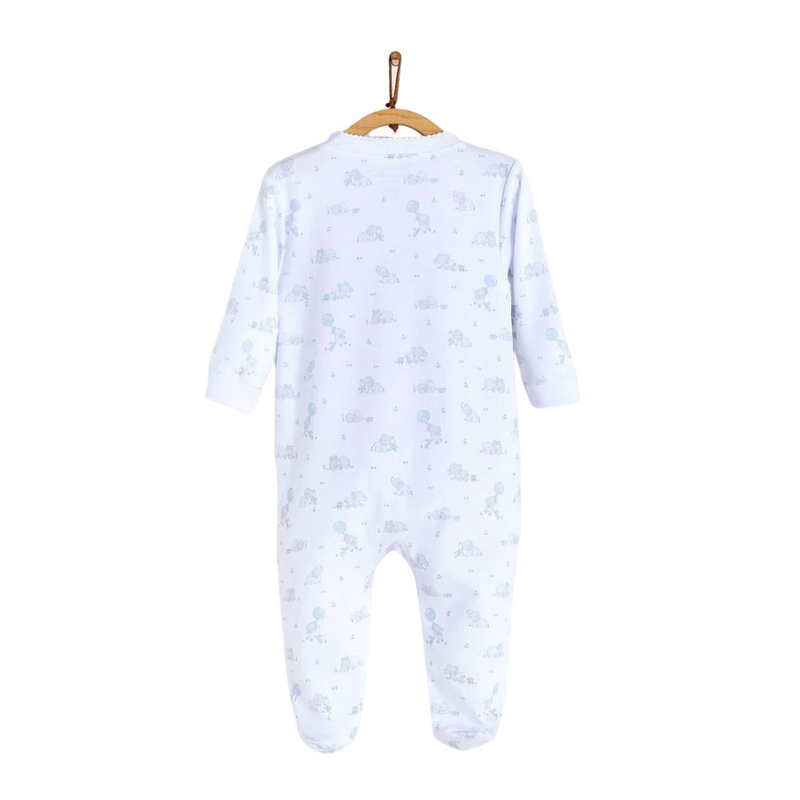 Alfred & Colette Footed Pajama - Blue