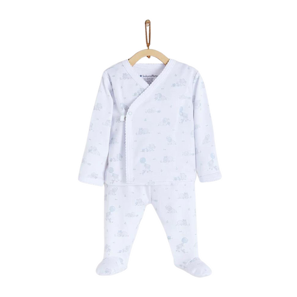 Alfred & Colette Kimono Set - Light Blue